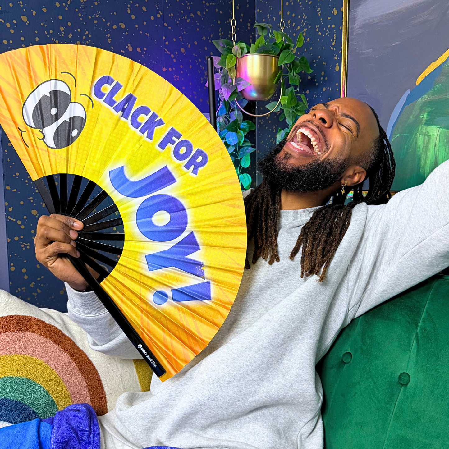 “Clack For Joy” Clack Fan