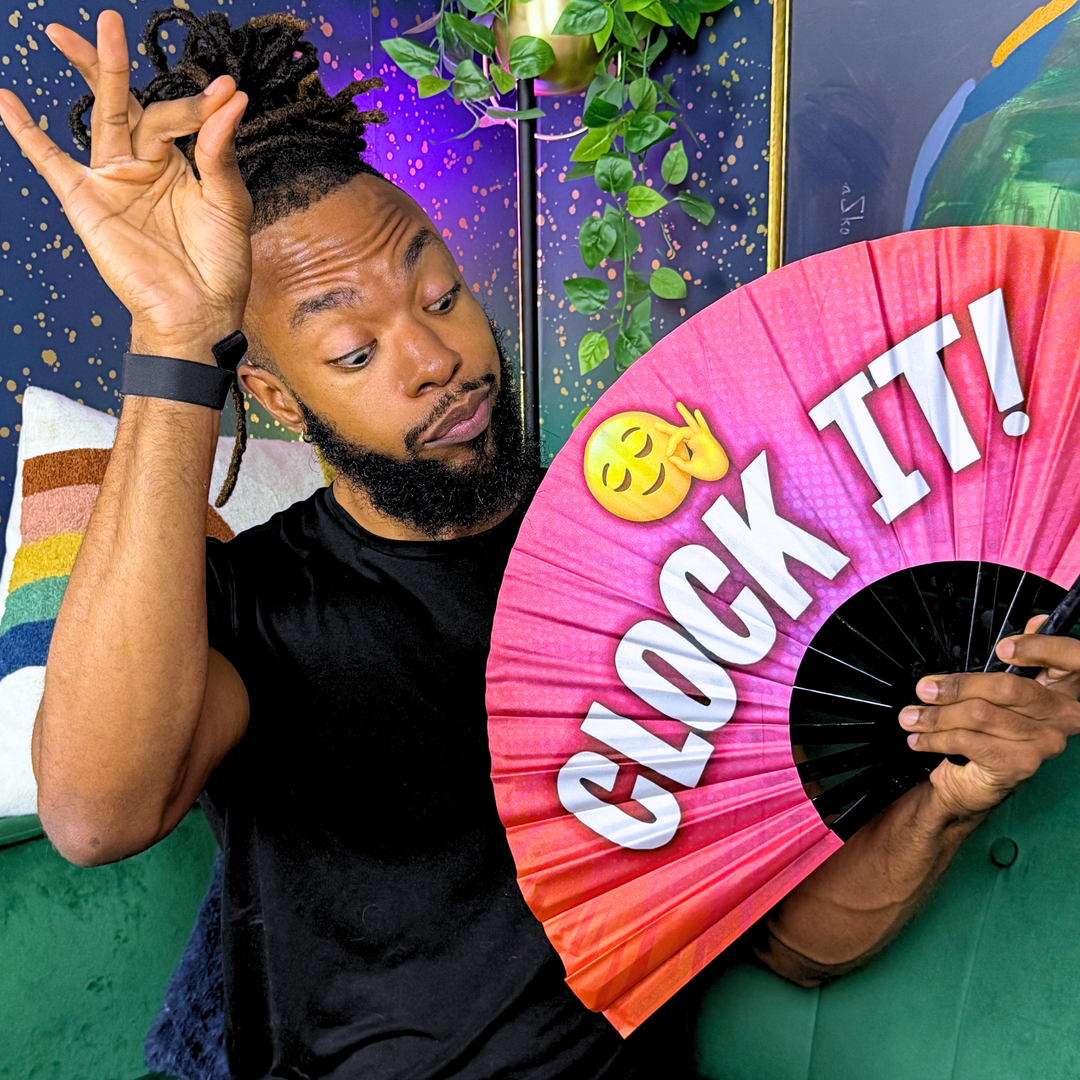"Clock It!" Clack Fan