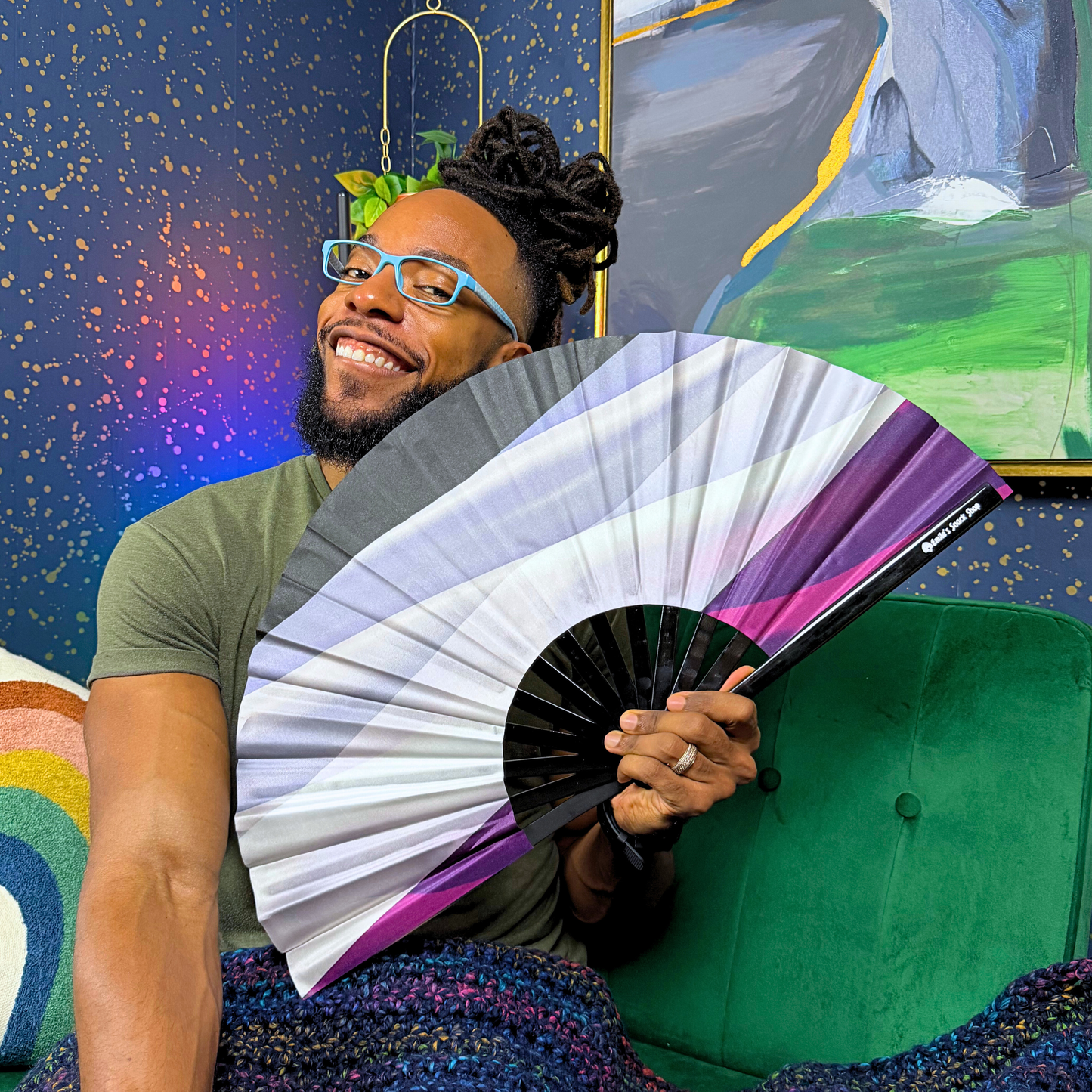 Ace (Asexual) Pride Clack Fan