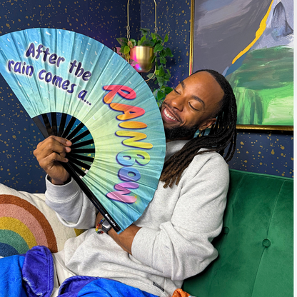 “After the Rain Comes a… RAINBOW” Clack Fan