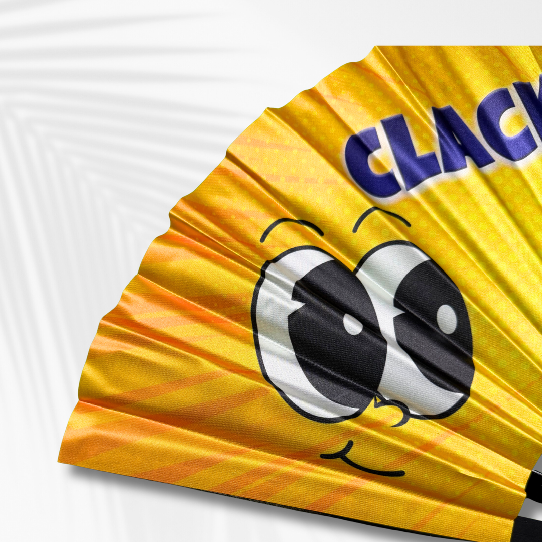Clack File Clack For Joy – Bold Bamboo Clack Fan | Emile's Snack Shop