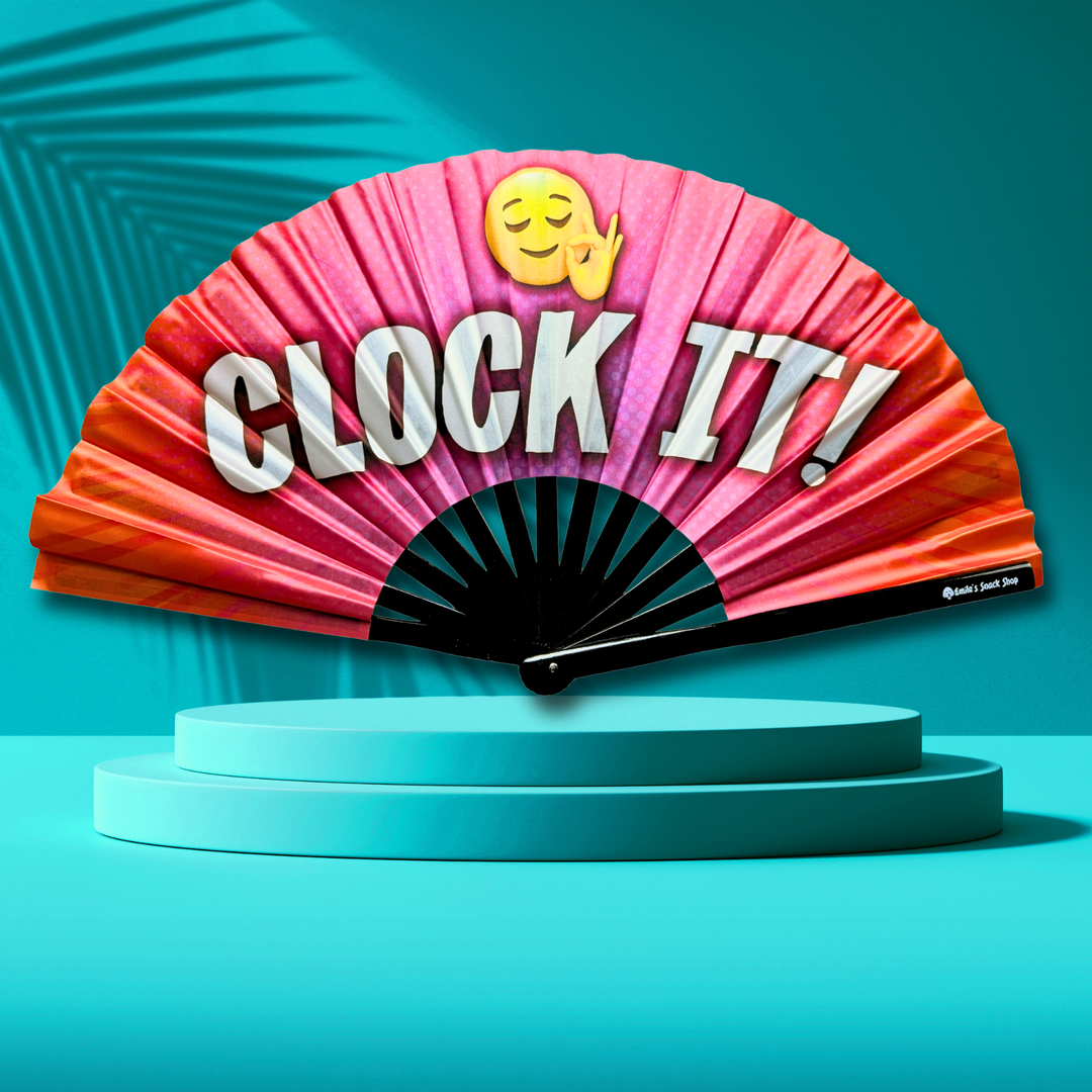 "Clock It!" Clack Fan