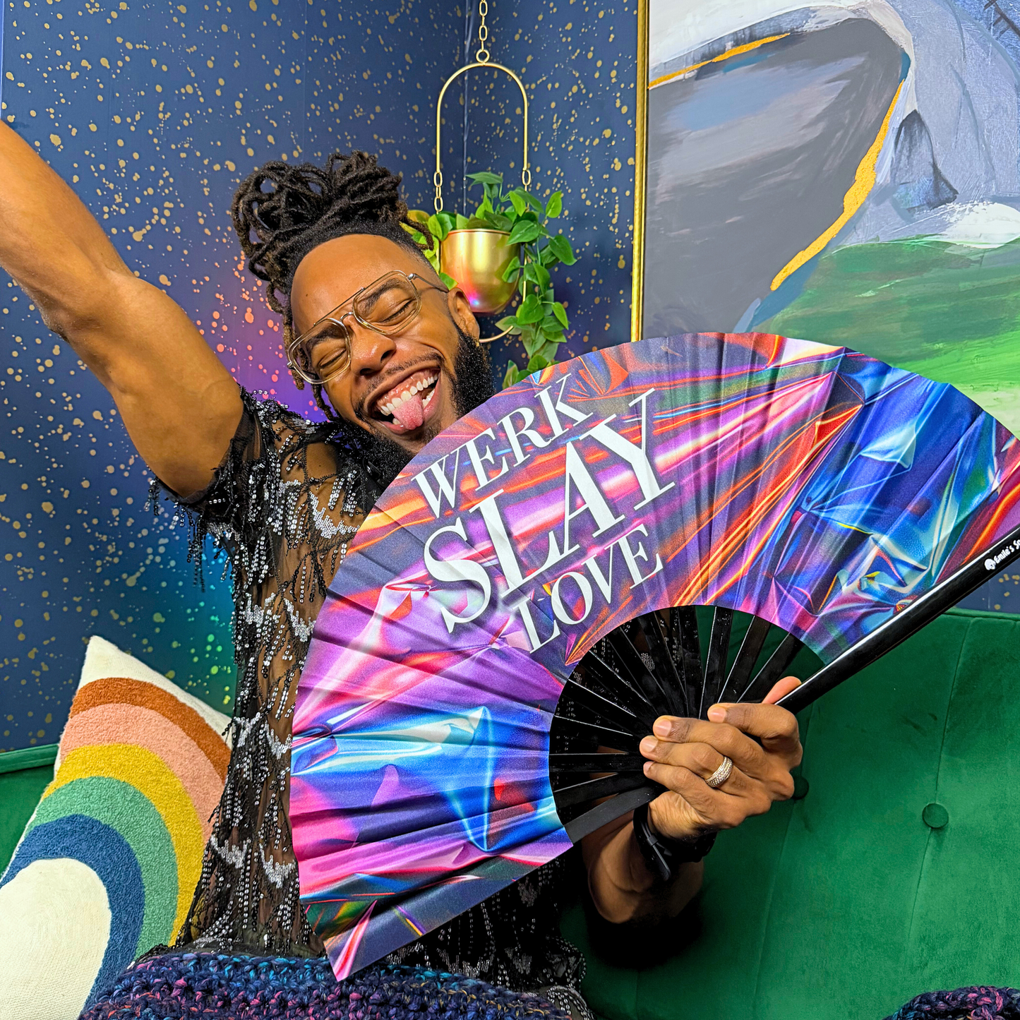 “Werk Slay Love” Clack Fan