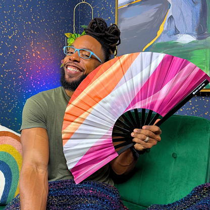 Lesbian Pride Clack Fan