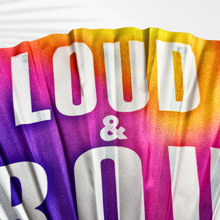 "Loud &amp; Proud" UV Clack Fan