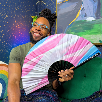Trans Pride Clack Fan